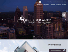 Tablet Screenshot of bullrealty.com